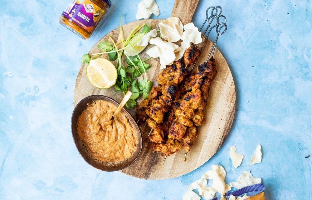 kipsaté van de barbecue